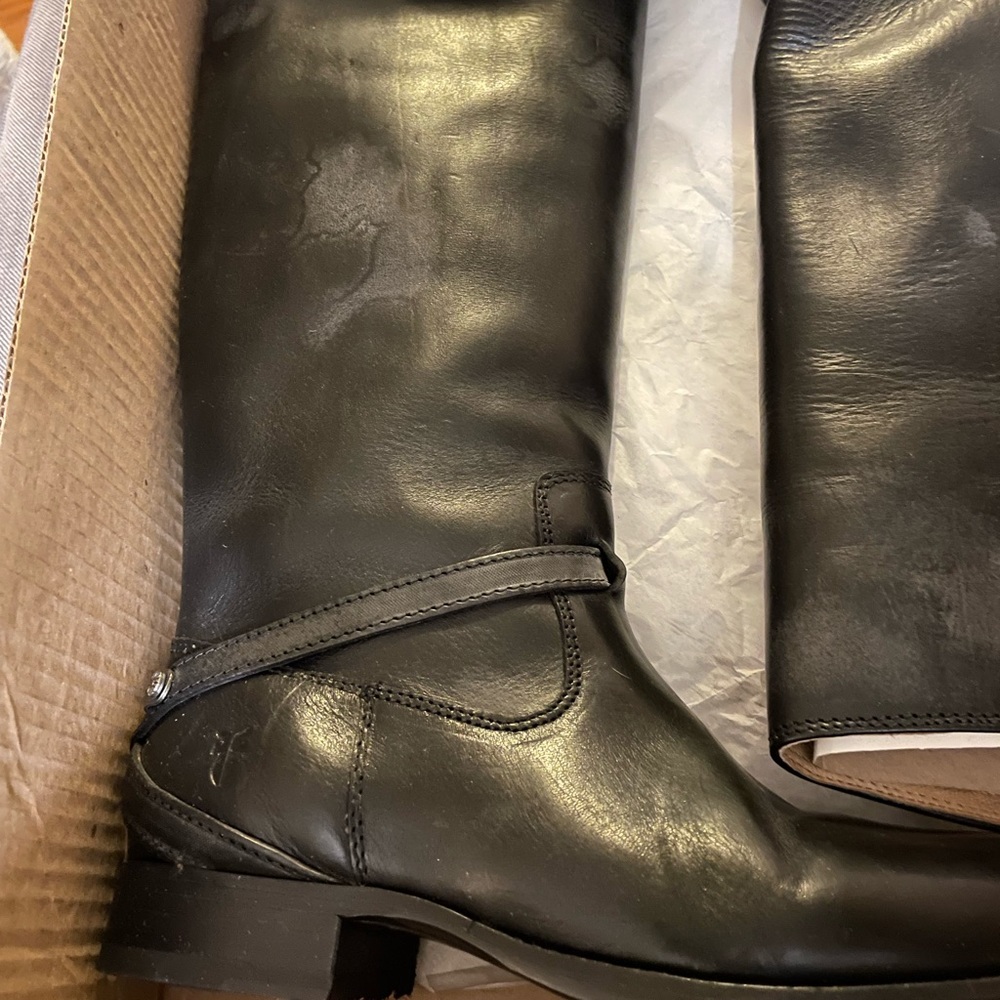 Frye Black Leather Boots